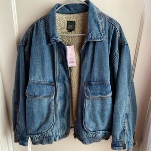 Wild Fable lined denim jacket